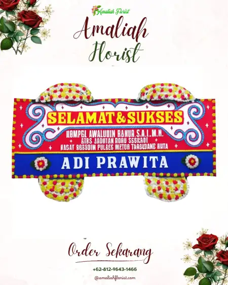 Papan Bunga Ucapan Selamat Seduri