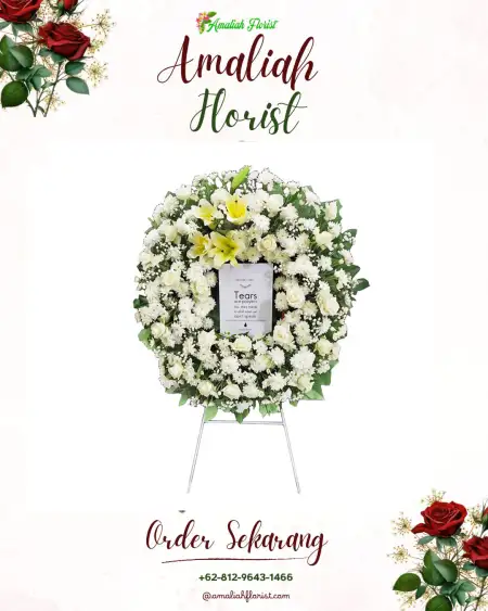 Krans Bunga Duka Seduri